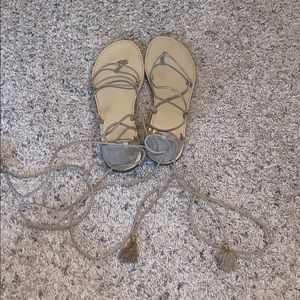 Nude Gladiator Sandals